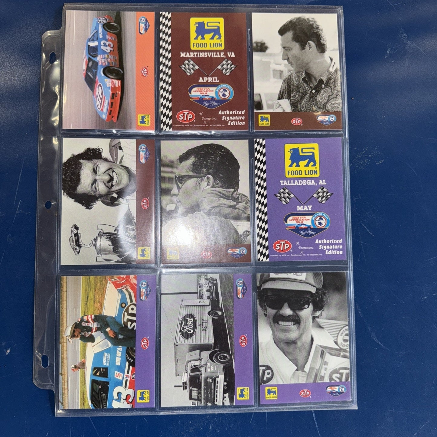 1992 NASCAR Food Lion Richard Petty 116 Card Set in Sleeves RARE Collector