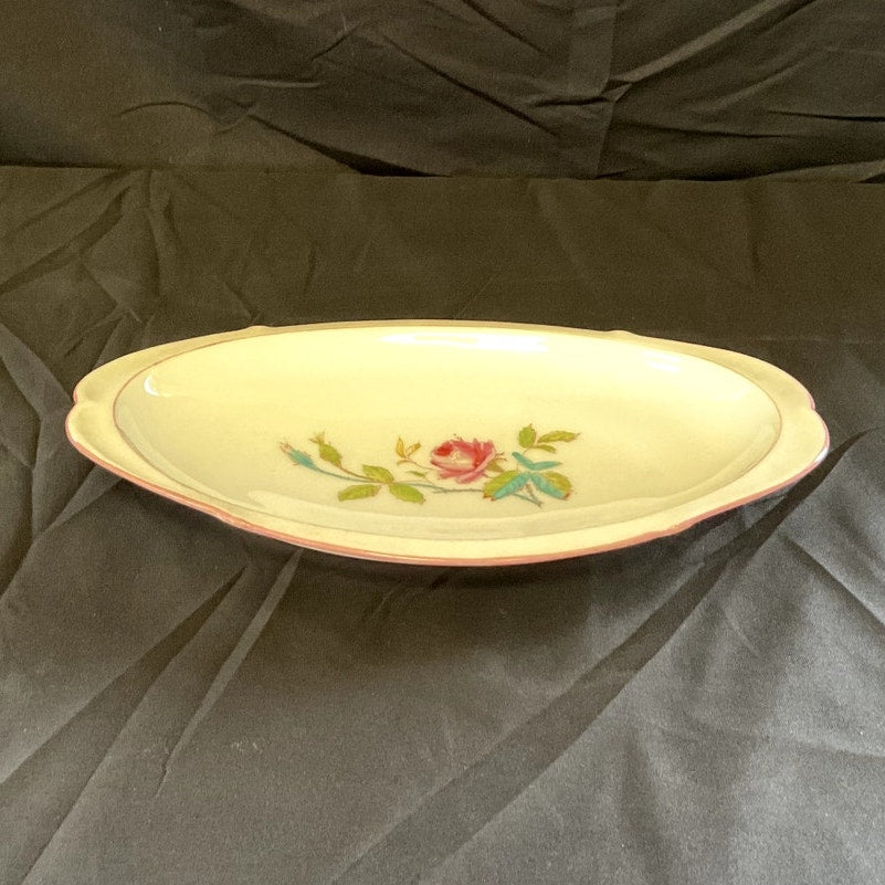 Antique Haviland Limoges Small Oval Serving Platter (Small Chip)