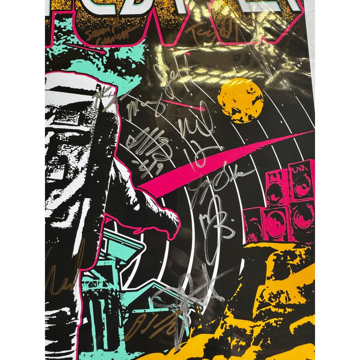 Floyd Fest Odyssey Poster – Signed by Artists – July 21–25, 2021 – 24x18