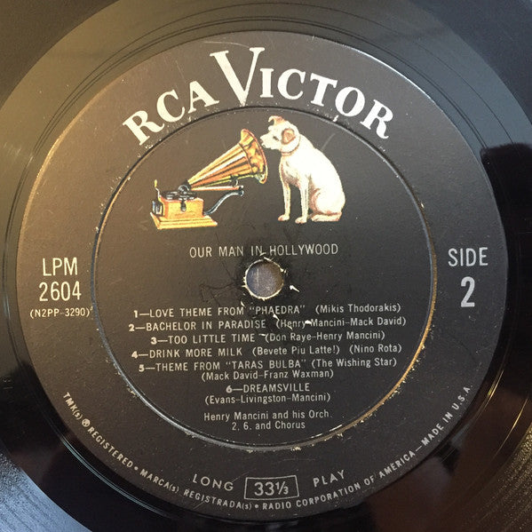 Henry Mancini : Our Man In Hollywood (LP,Album,Mono)