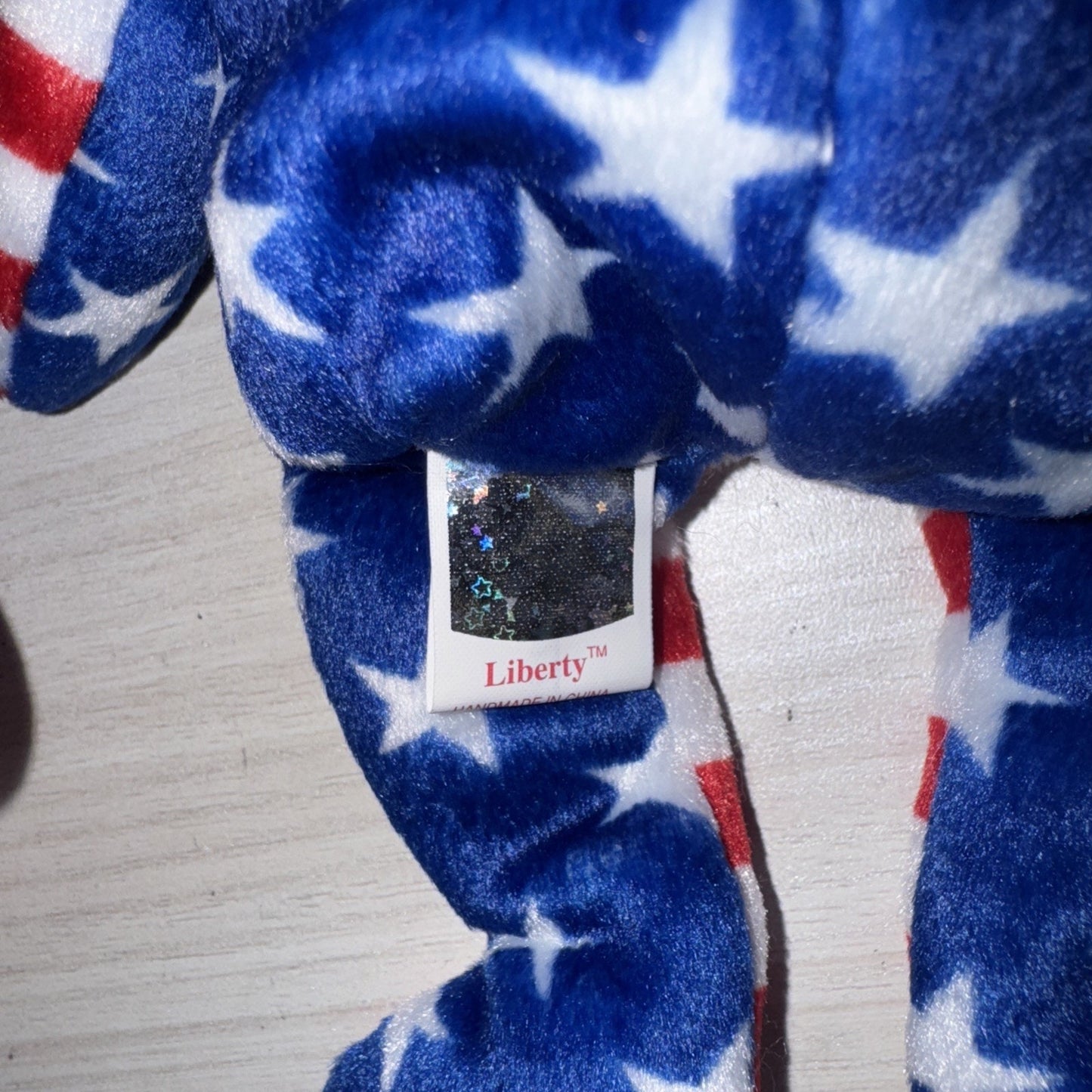 TY Beanie Babies Liberty Bears Lot of 3 VTG 2001 USA Tags RWB Clean Protected