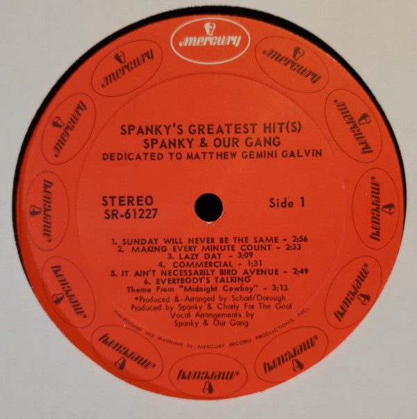 Spanky & Our Gang : Spanky's Greatest Hit(s) (LP,Compilation,Reissue,Stereo)