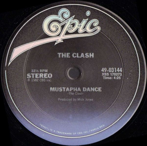 Clash, The : Rock The Casbah (12",33 ⅓ RPM)