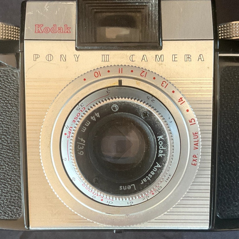 Vintage Kodak Pony II 44mm f/3.9 Anastar lens shutter speed 1/60 - Untested