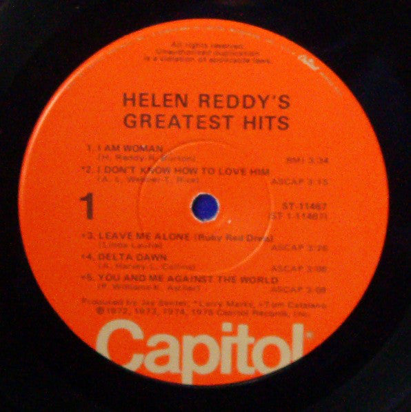 Helen Reddy : Helen Reddy's Greatest Hits (LP,Compilation)