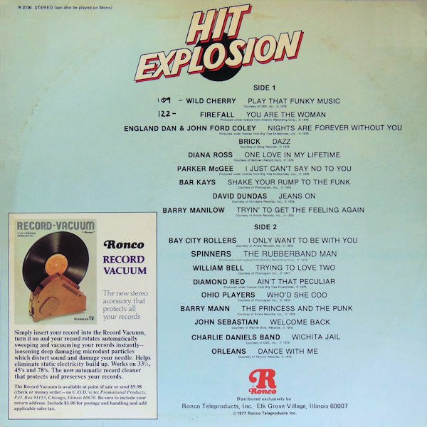 Various : Hit Explosion (LP,Compilation)