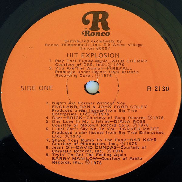 Various : Hit Explosion (LP,Compilation)