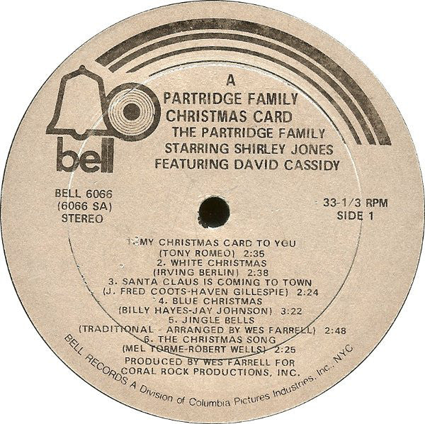 The Partridge Family : A Partridge Family Christmas Card (LP,Album)