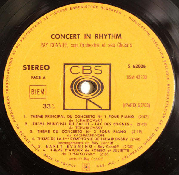 Ray Conniff : Concert In Rythm (LP,Stereo)