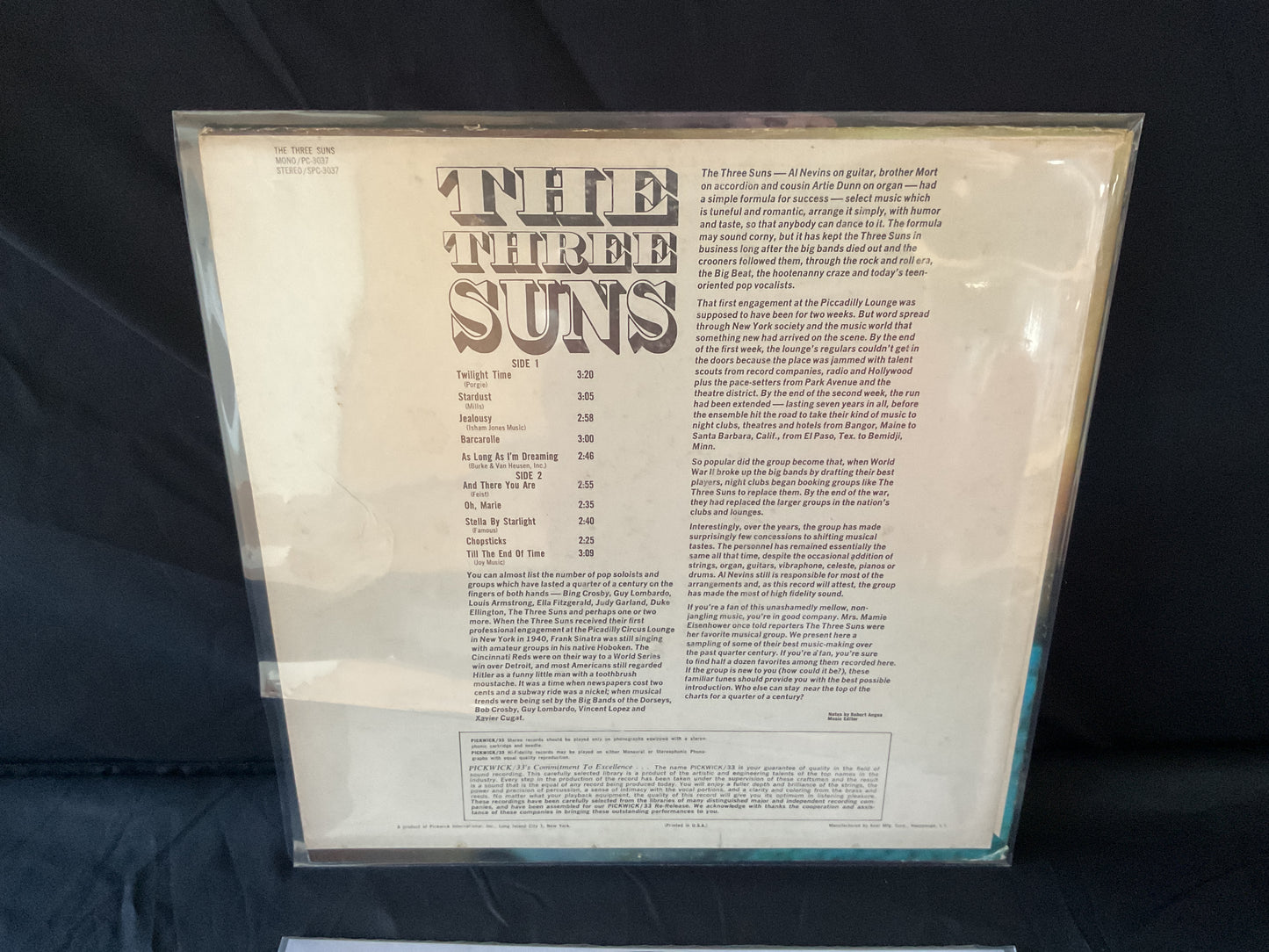 The Three Suns : Twilight Time (LP,Album,Compilation,Stereo)