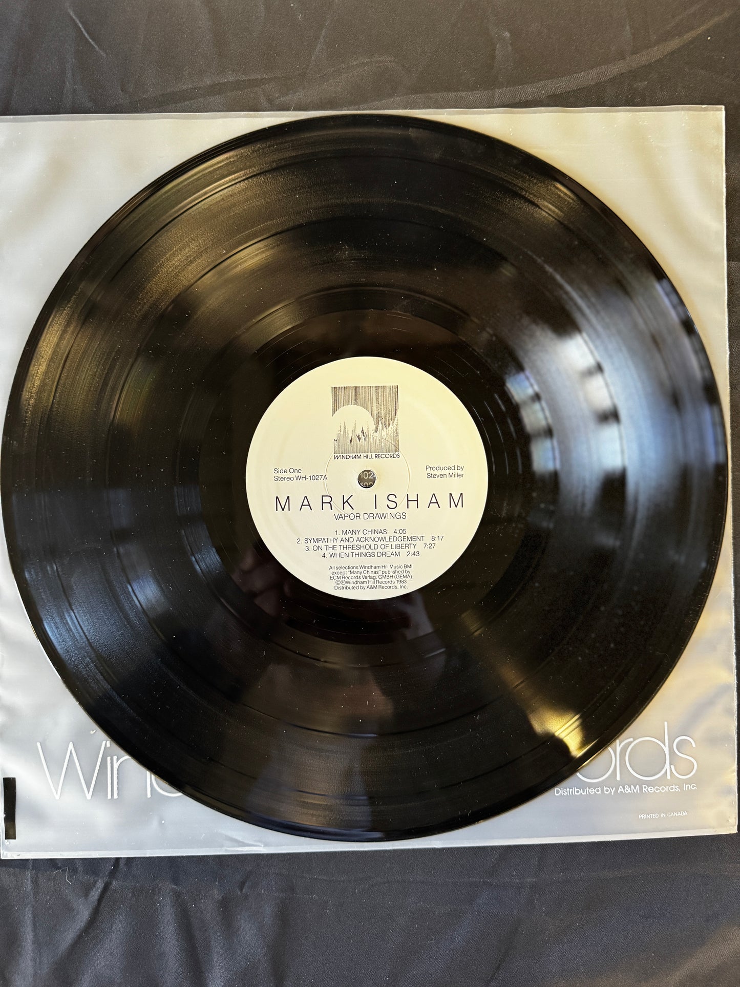 Mark Isham : Vapor Drawings (LP,Album,Stereo)
