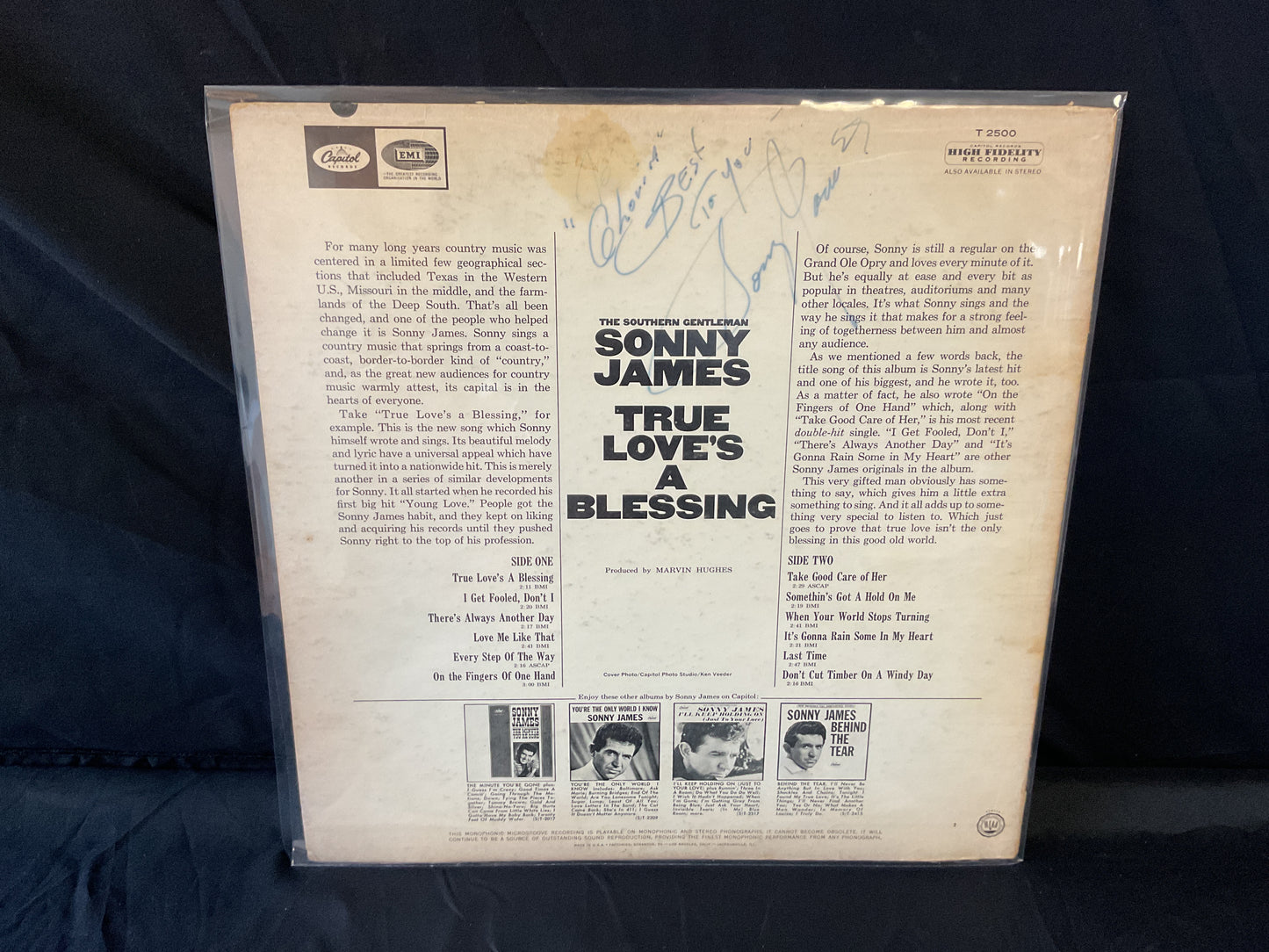 Sonny James : True Love's A Blessing (LP,Album,Mono)