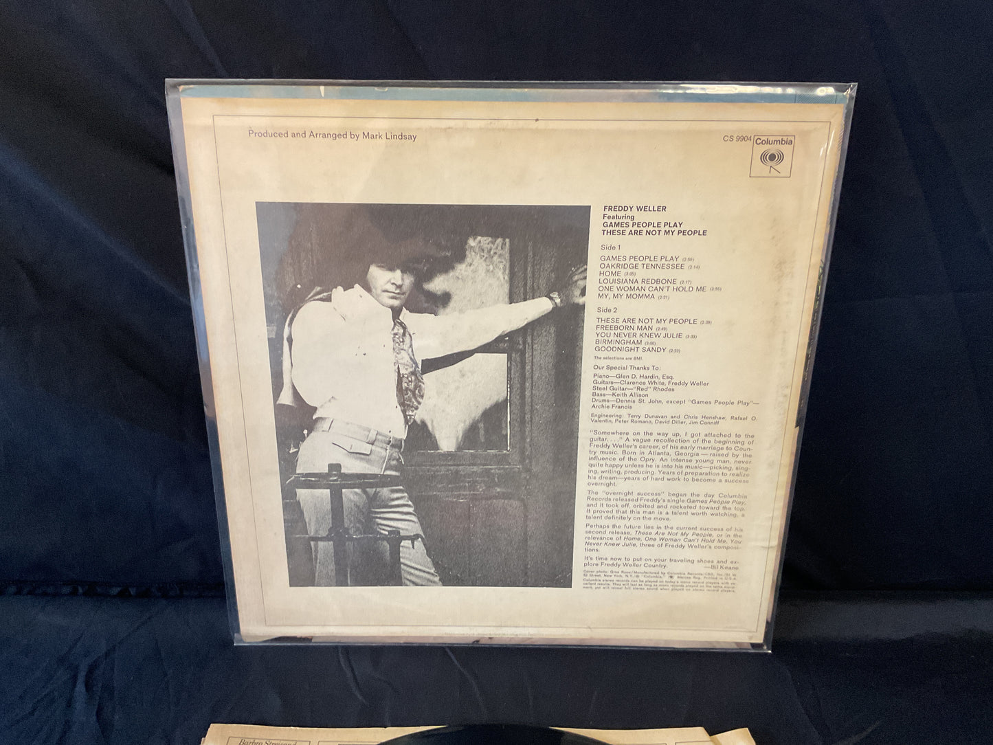 Freddy Weller : Games People Play These Are Not My People (LP,Album)