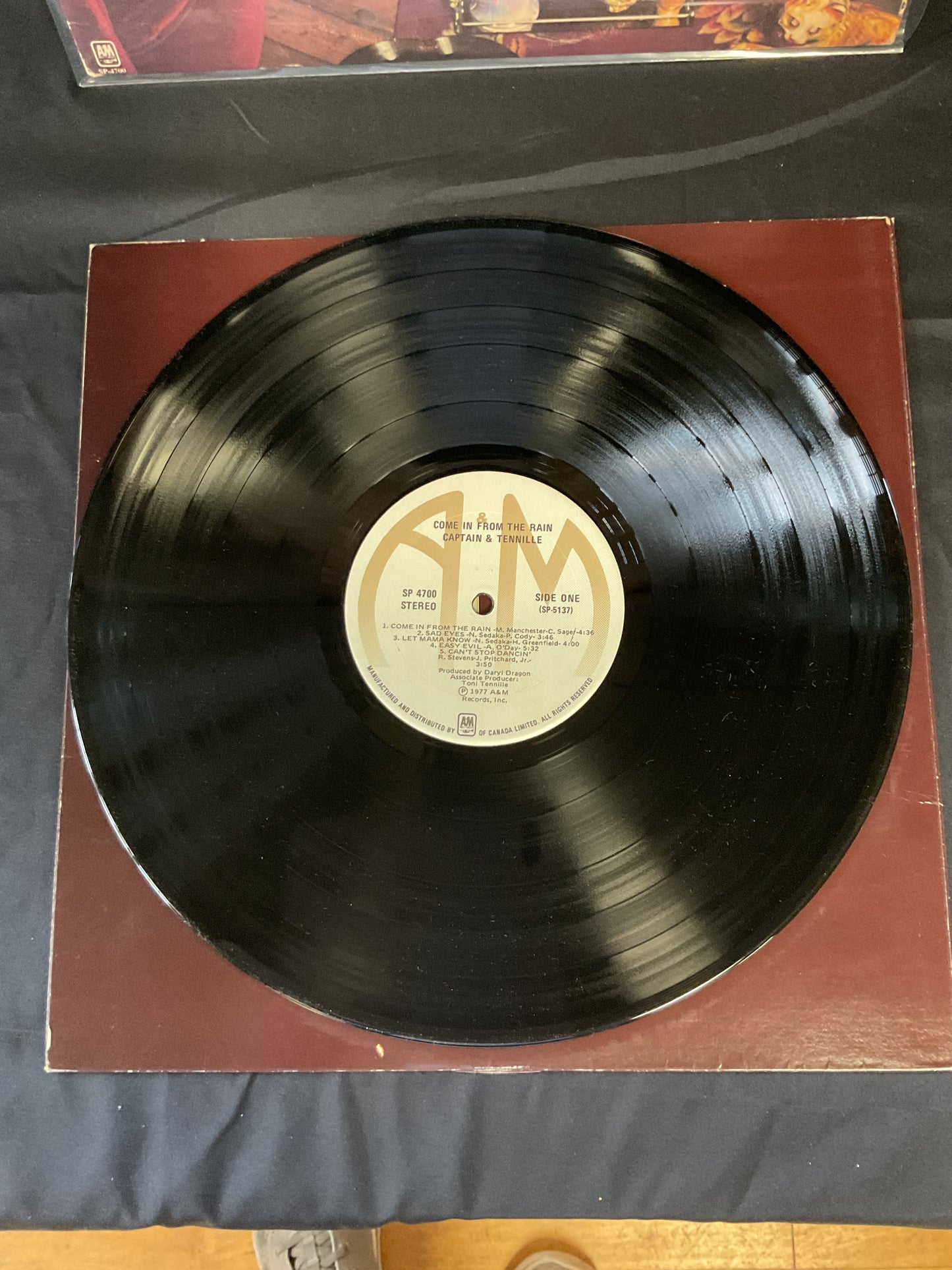 Captain And Tennille : Come In From The Rain (LP,Album)