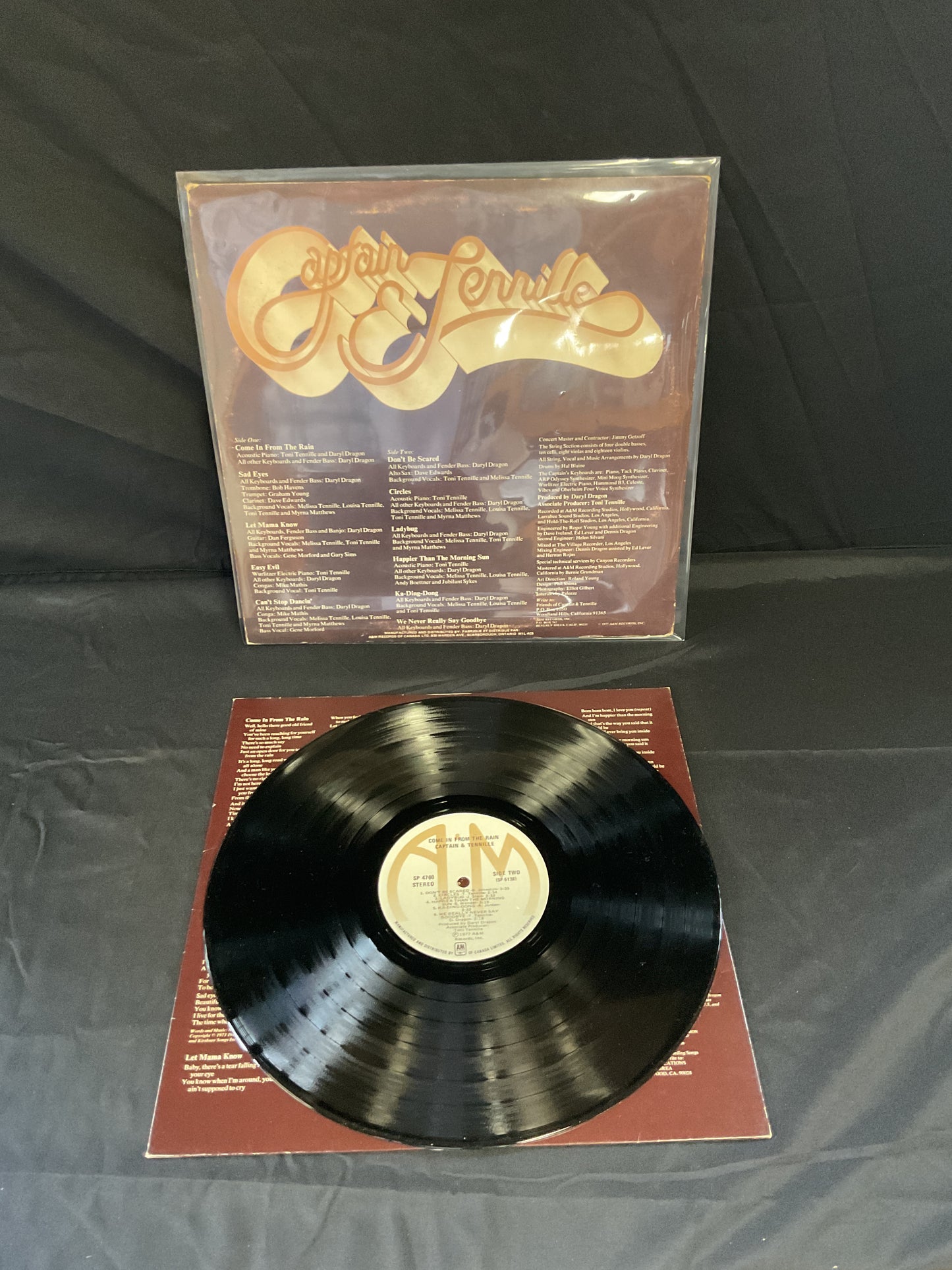 Captain And Tennille : Come In From The Rain (LP,Album)