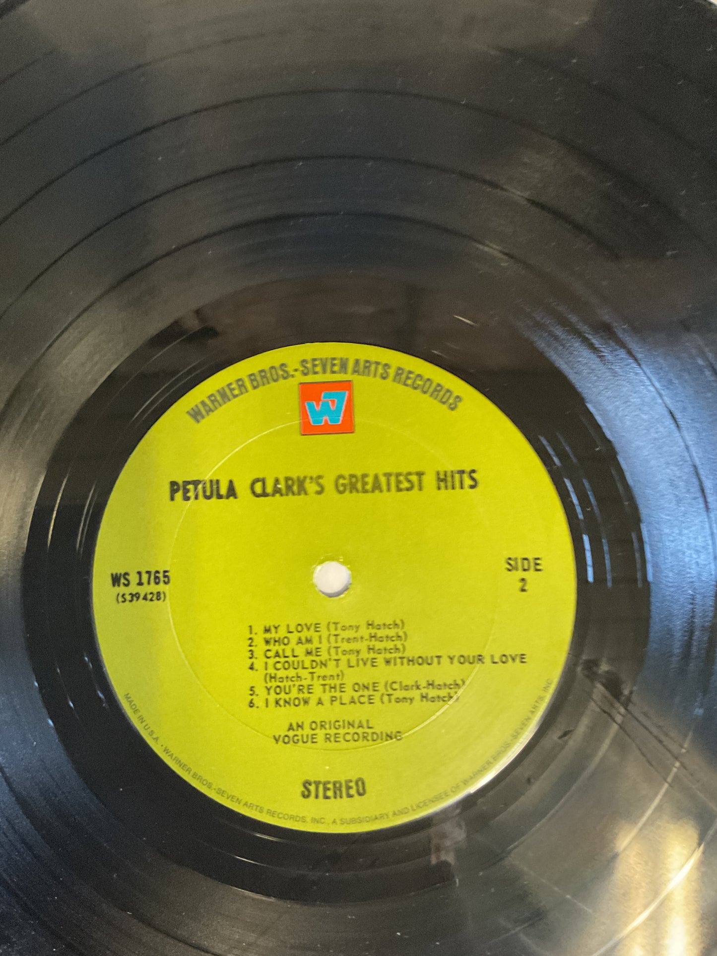 Petula Clark : Petula Clark's Greatest Hits, Vol. 1 (LP,Compilation,Stereo)