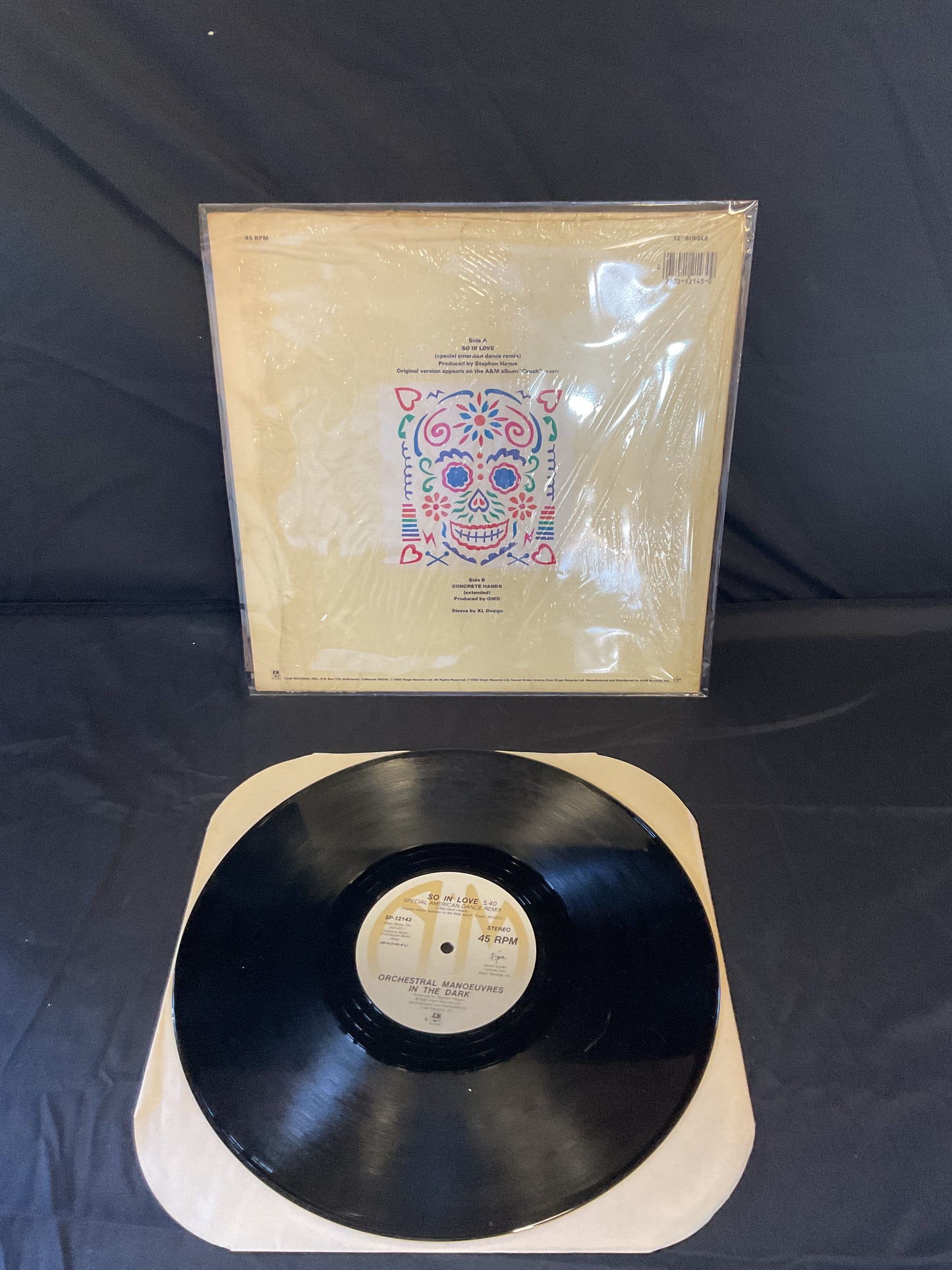 Orchestral Manoeuvres In The Dark : So In Love (Special American Dance Remix) (12",45 RPM,Single,Stereo)