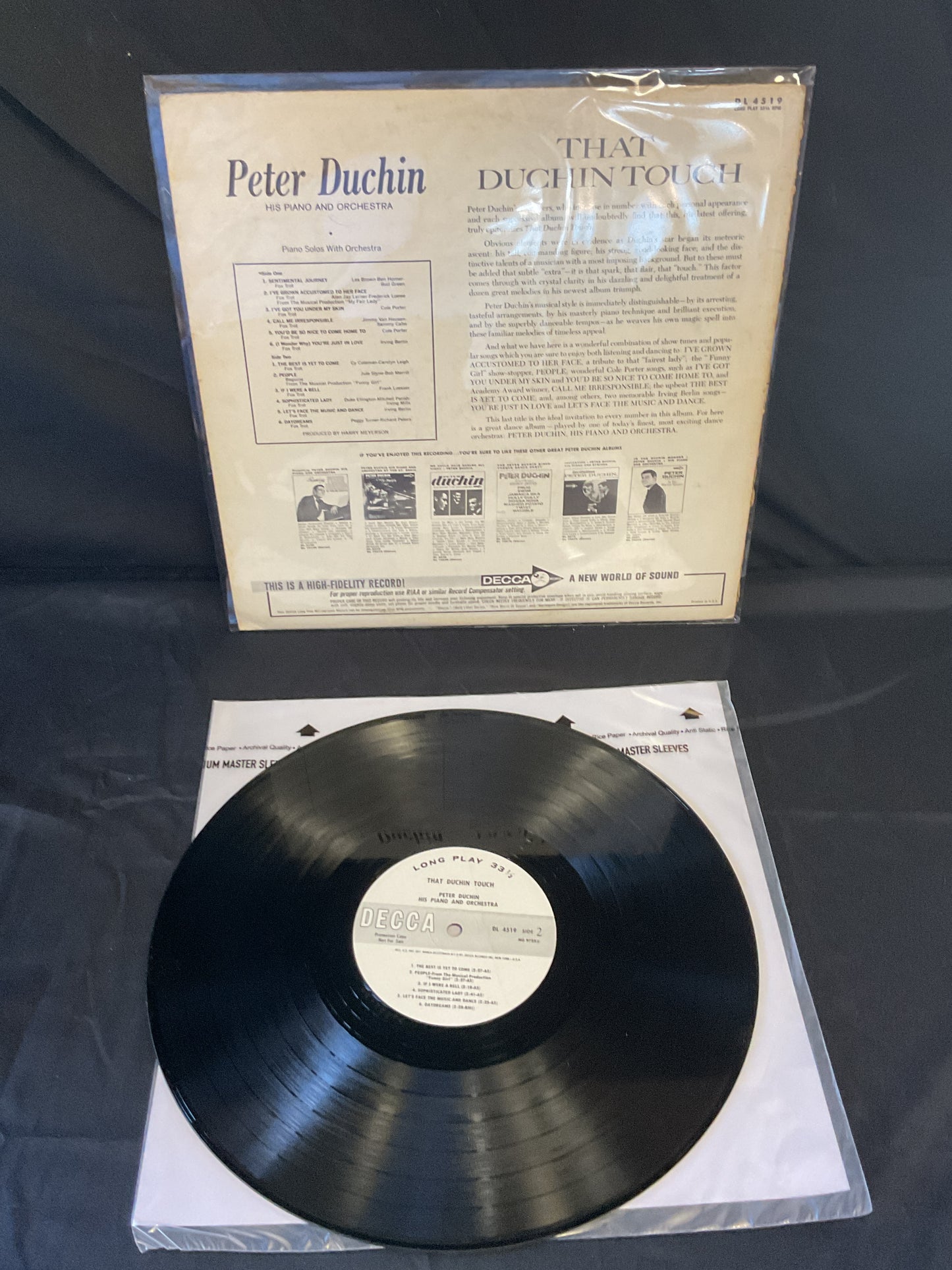 Peter Duchin And His Orchestra : That Duchin Touch (LP,Stereo)