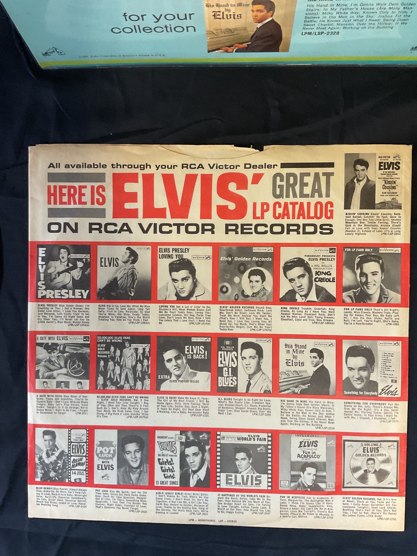 Elvis Presley : Elvis' Golden Records, Volume 3 (LP,Compilation,Mono)