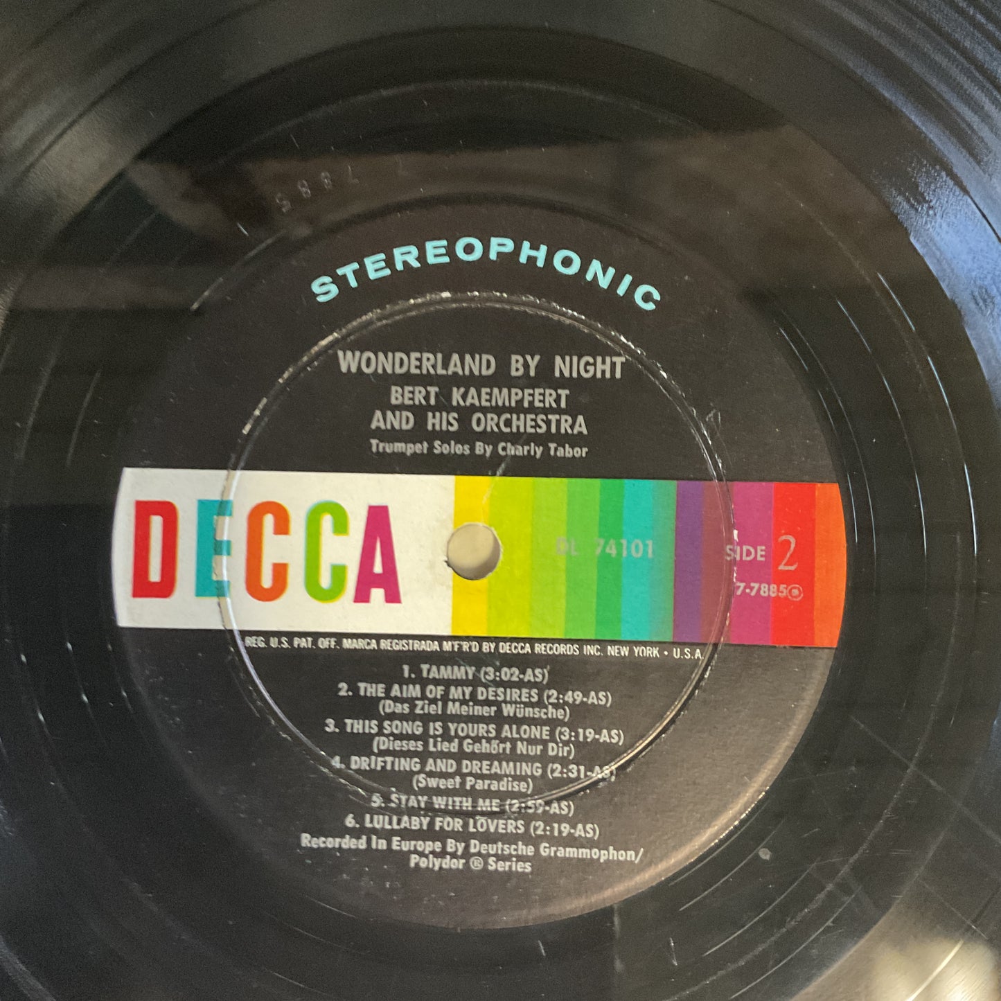 Bert Kaempfert & His Orchestra : Wonderland By Night (LP,Album,Stereo)