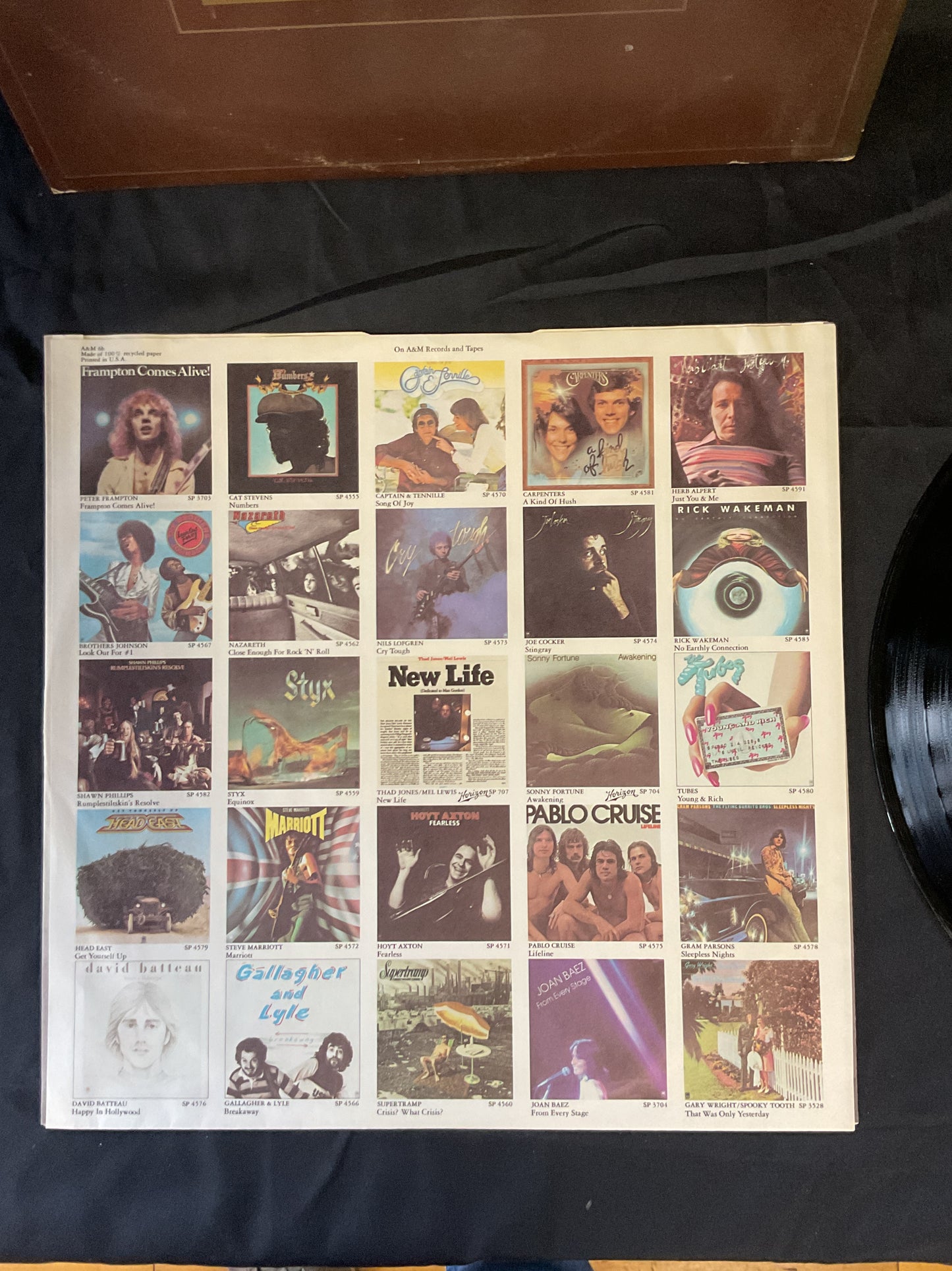 Carpenters : The Singles 1969-1973 (LP,Album,Compilation,Stereo)