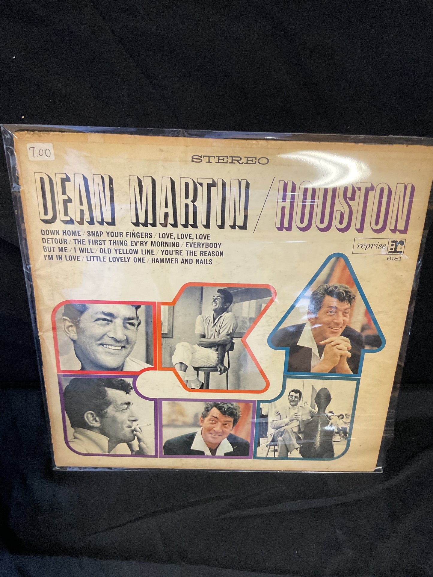 Dean Martin : Houston (LP,Album,Stereo)
