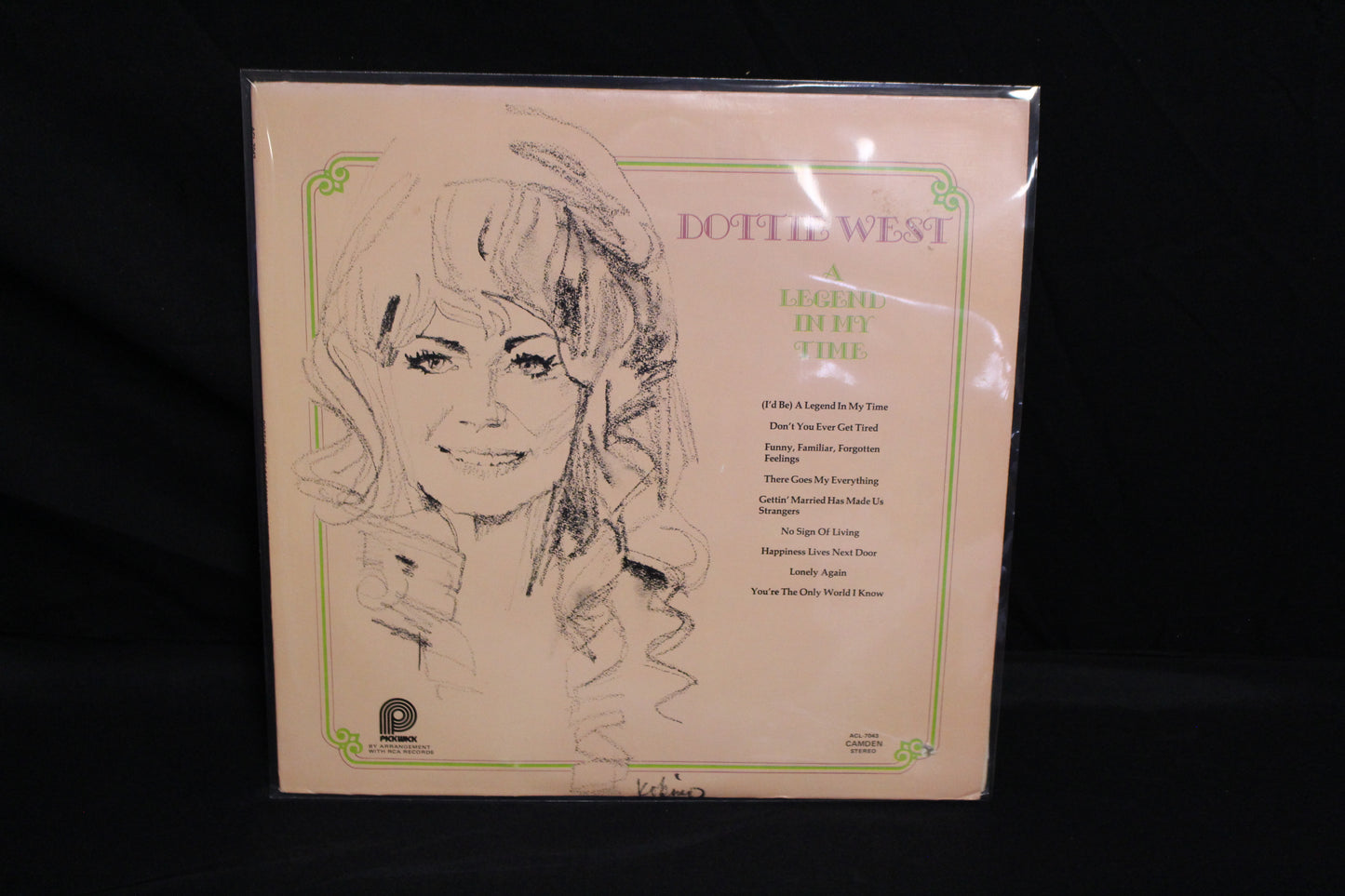 Dottie West : A Legend In My Time (LP,Compilation,Reissue,Stereo)