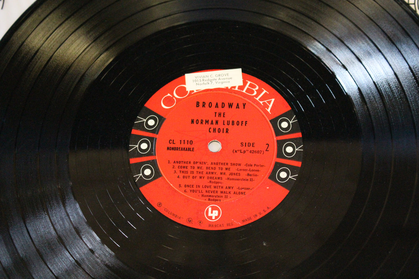 Norman Luboff Choir : Broadway! (LP,Album)