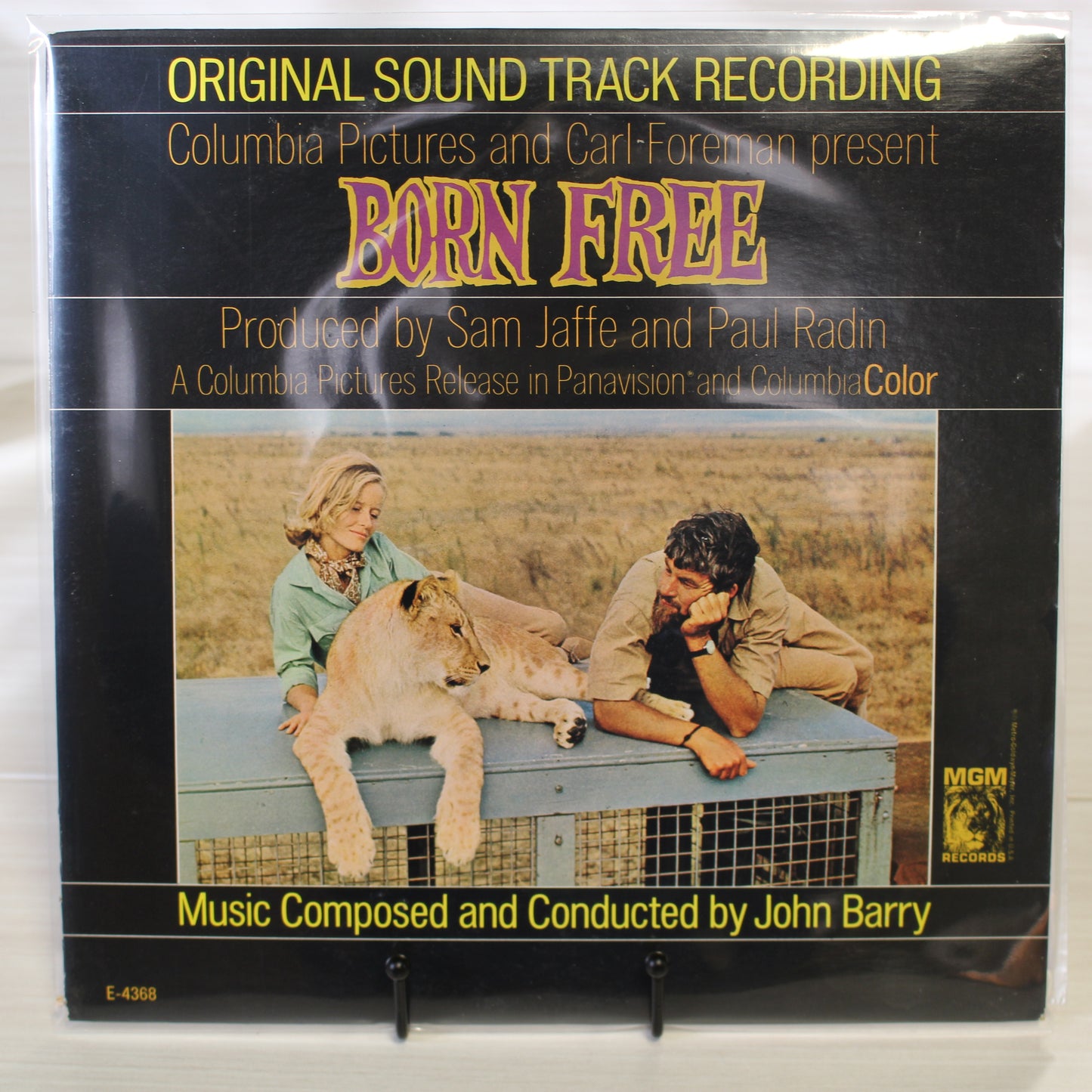John Barry : Born Free (Original Sound Track Recording) (LP,Album,Stereo)