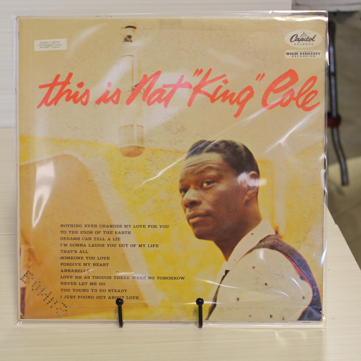 Nat King Cole : This Is Nat "King" Cole (LP,Album,Mono)