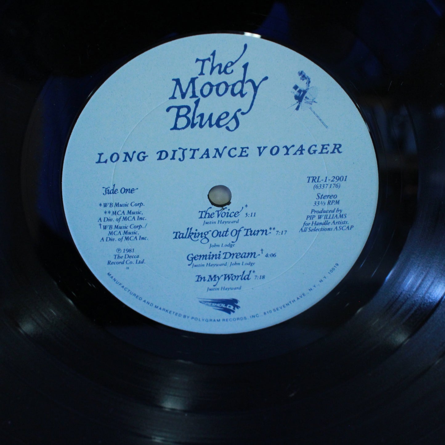 Moody Blues, The : Long Distance Voyager (LP,Album,Stereo)