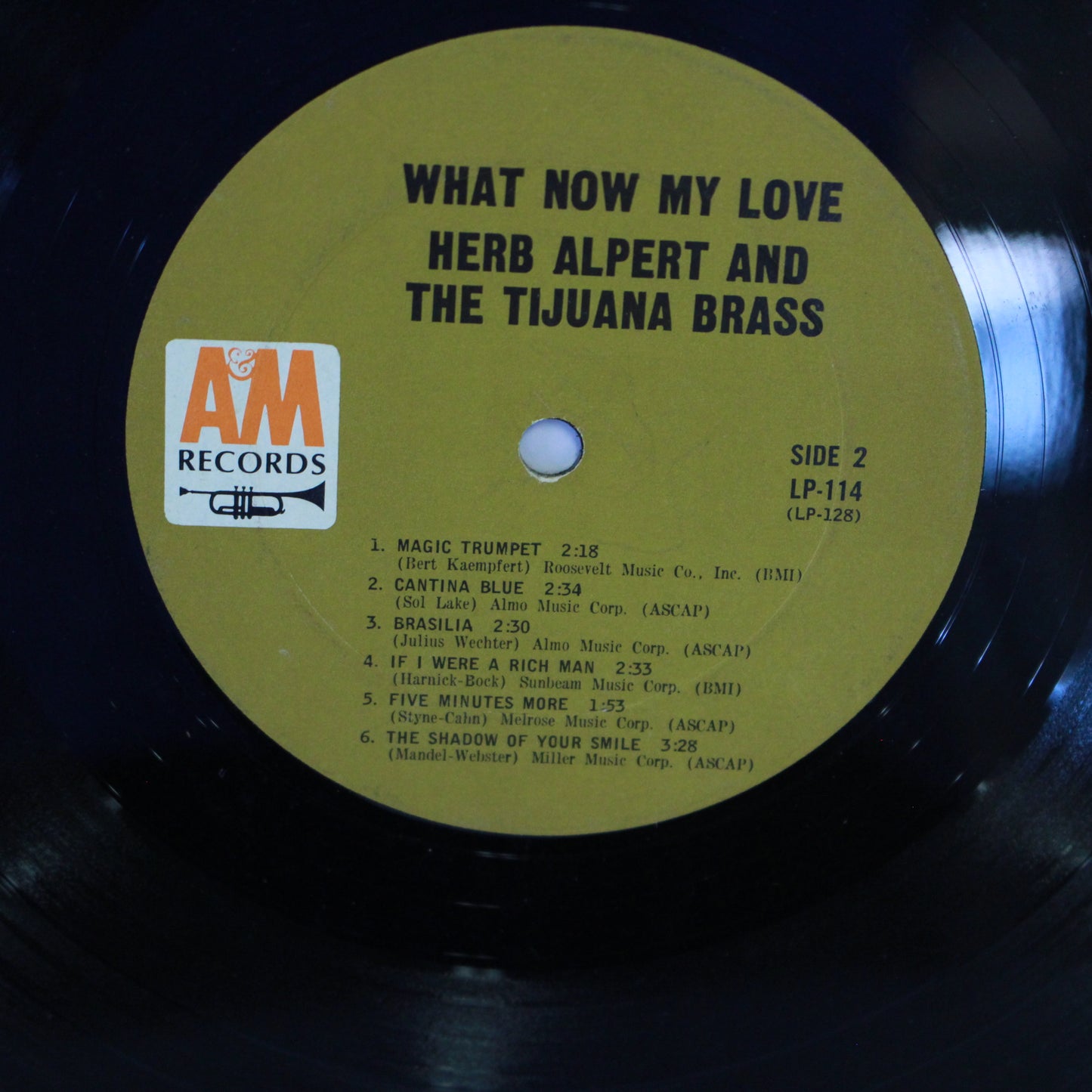 Herb Alpert & The Tijuana Brass : What Now My Love (LP,Album,Mono)