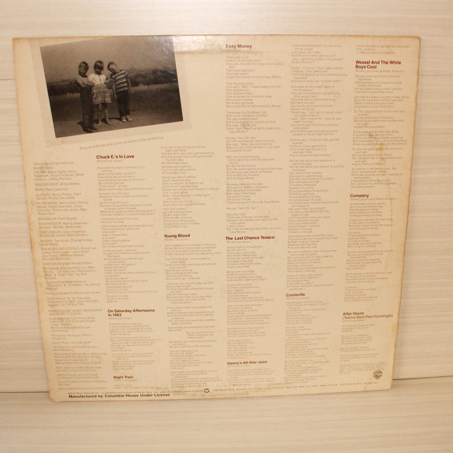 Rickie Lee Jones : Rickie Lee Jones (LP,Album)