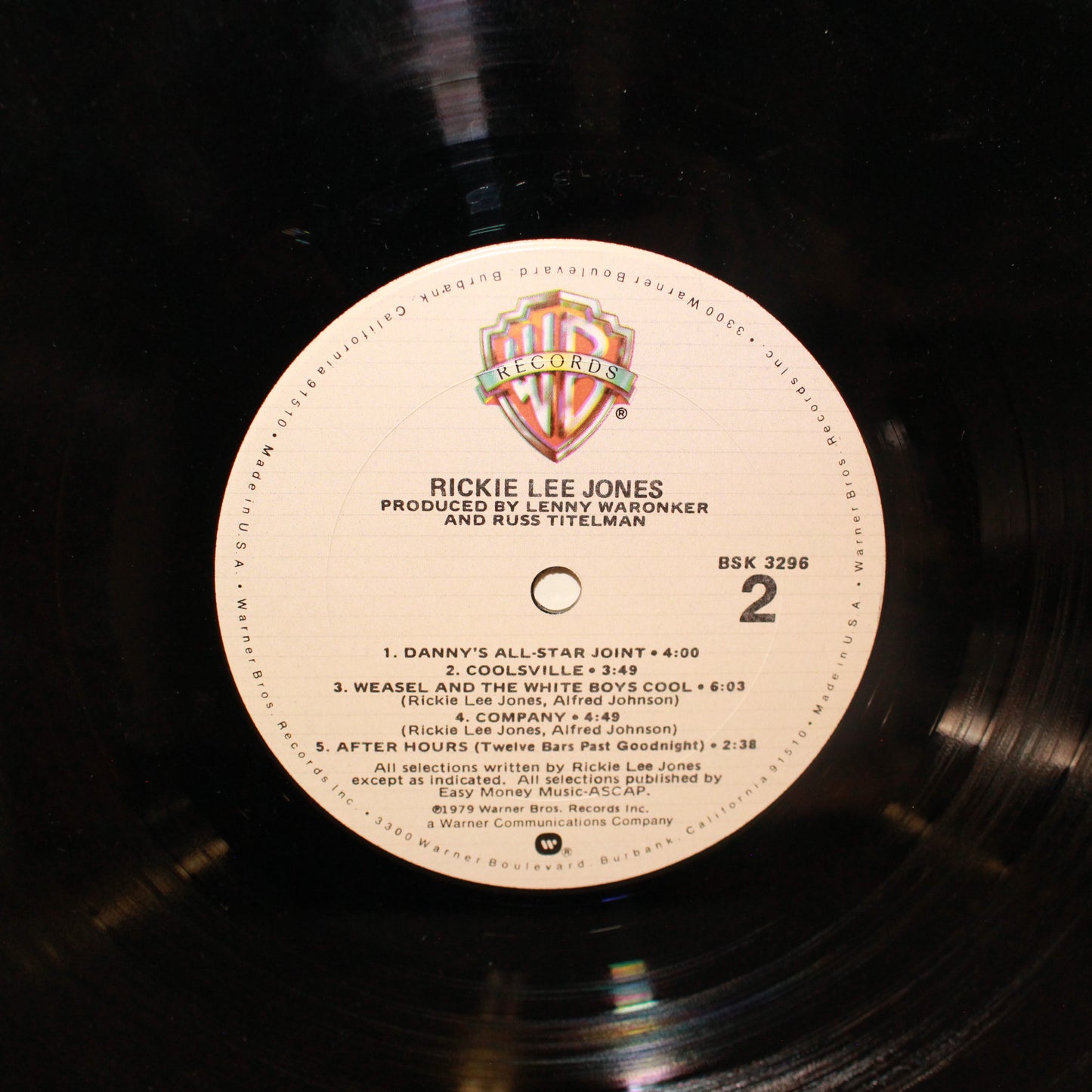 Rickie Lee Jones : Rickie Lee Jones (LP,Album)