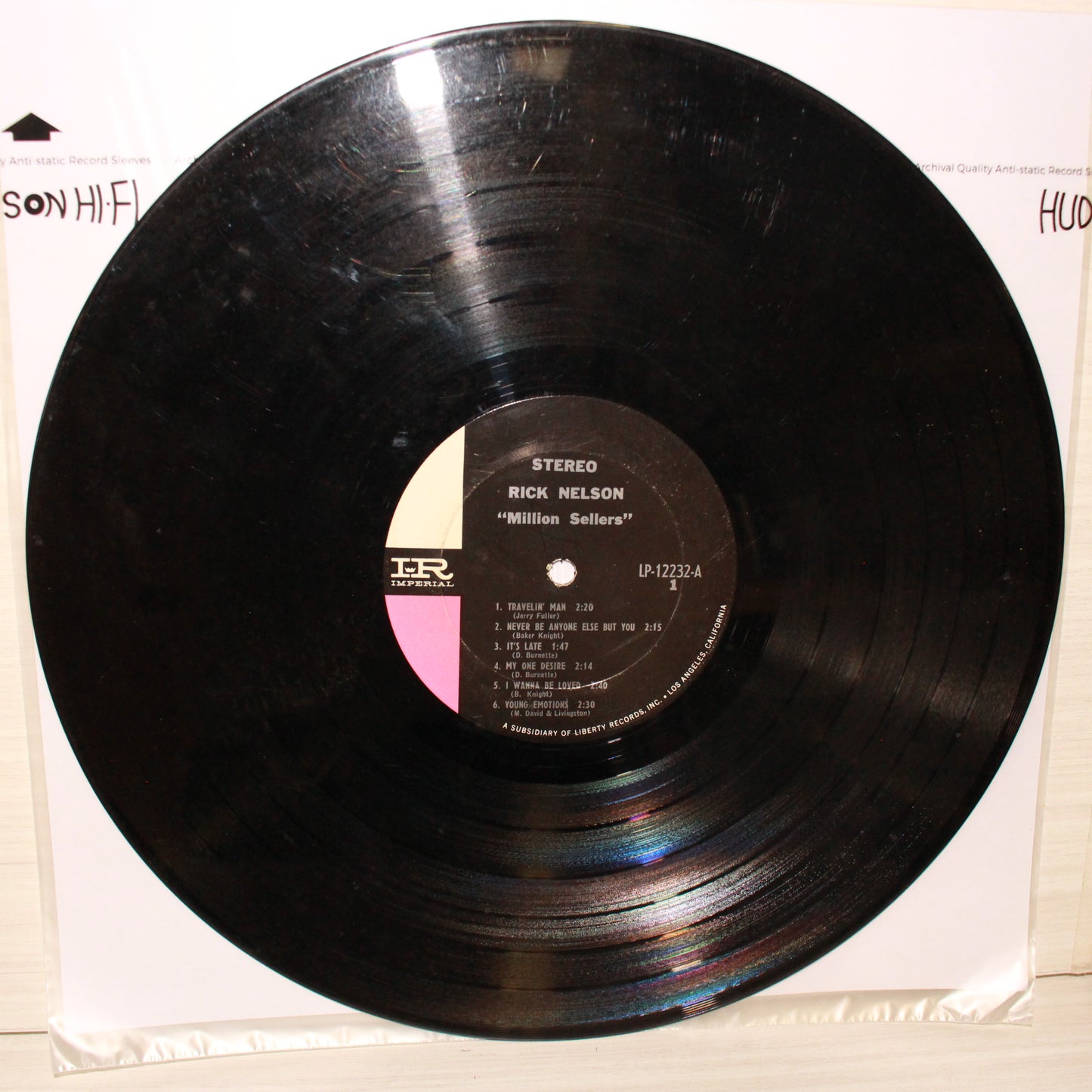 Ricky Nelson (2) : Million Sellers (LP,Compilation,Stereo)