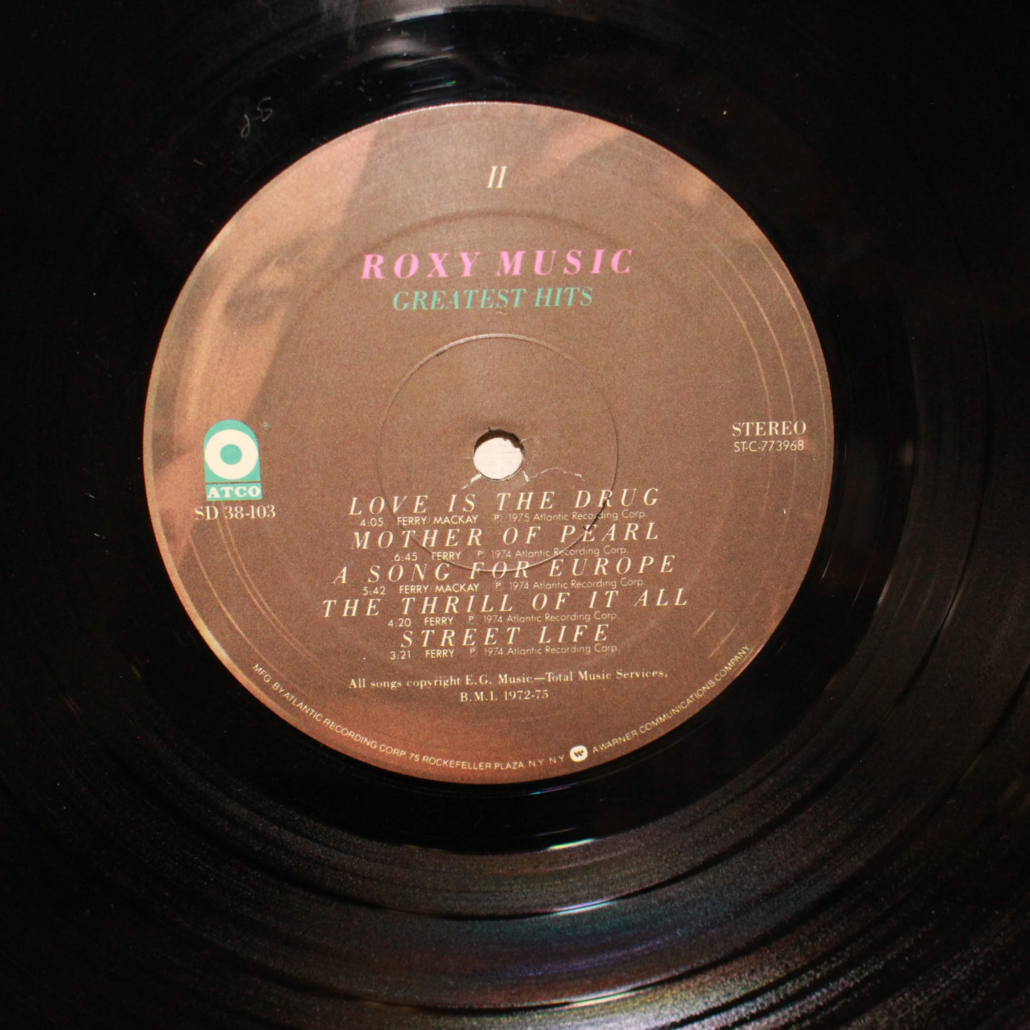 Roxy Music : Greatest Hits (LP,Compilation)