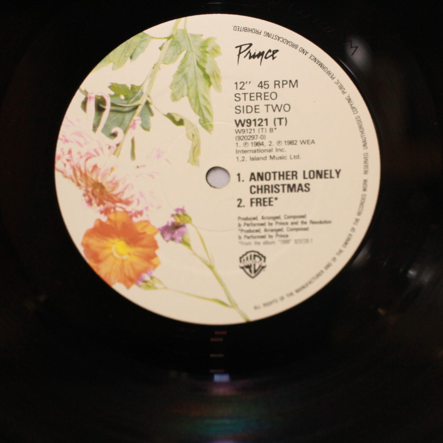 Prince And The Revolution : I Would Die 4 U (12",45 RPM)