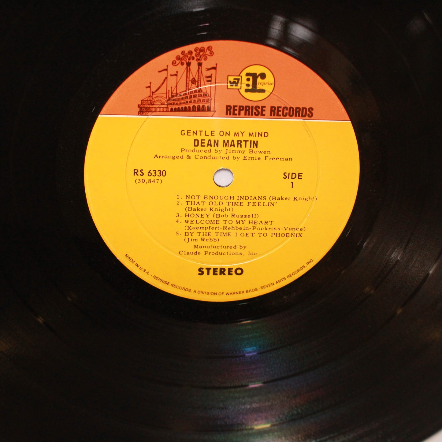 Dean Martin : Gentle On My Mind (LP,Album,Stereo)