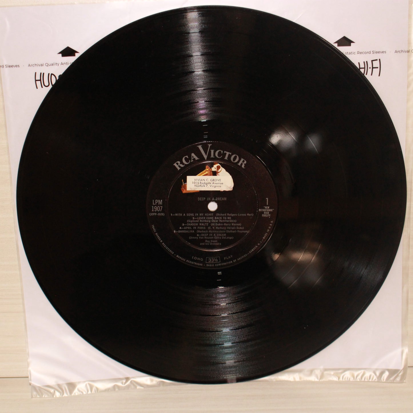 Reg Owen And His Orchestra : Deep In A Dream (LP,Album,Mono)