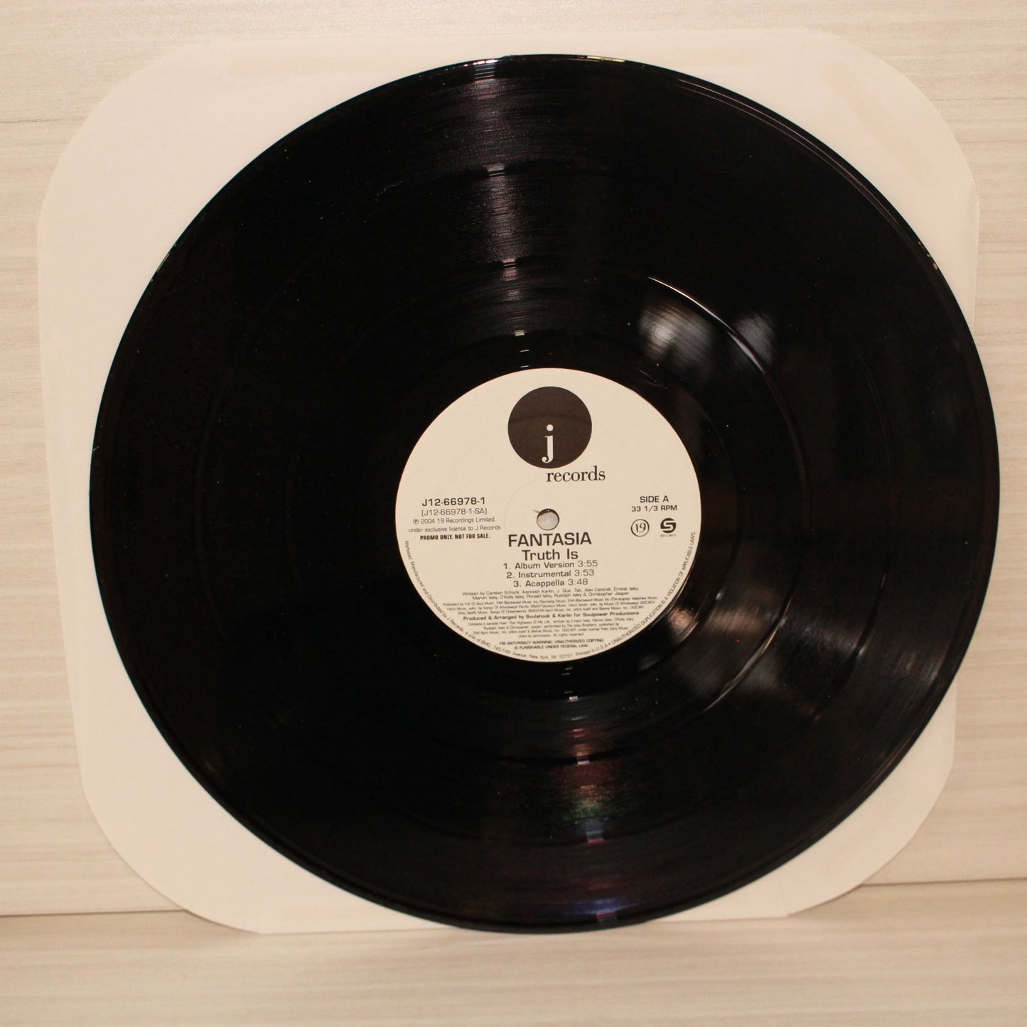 Fantasia (4) : Truth Is / It's All Good (12",33 ⅓ RPM,Promo)