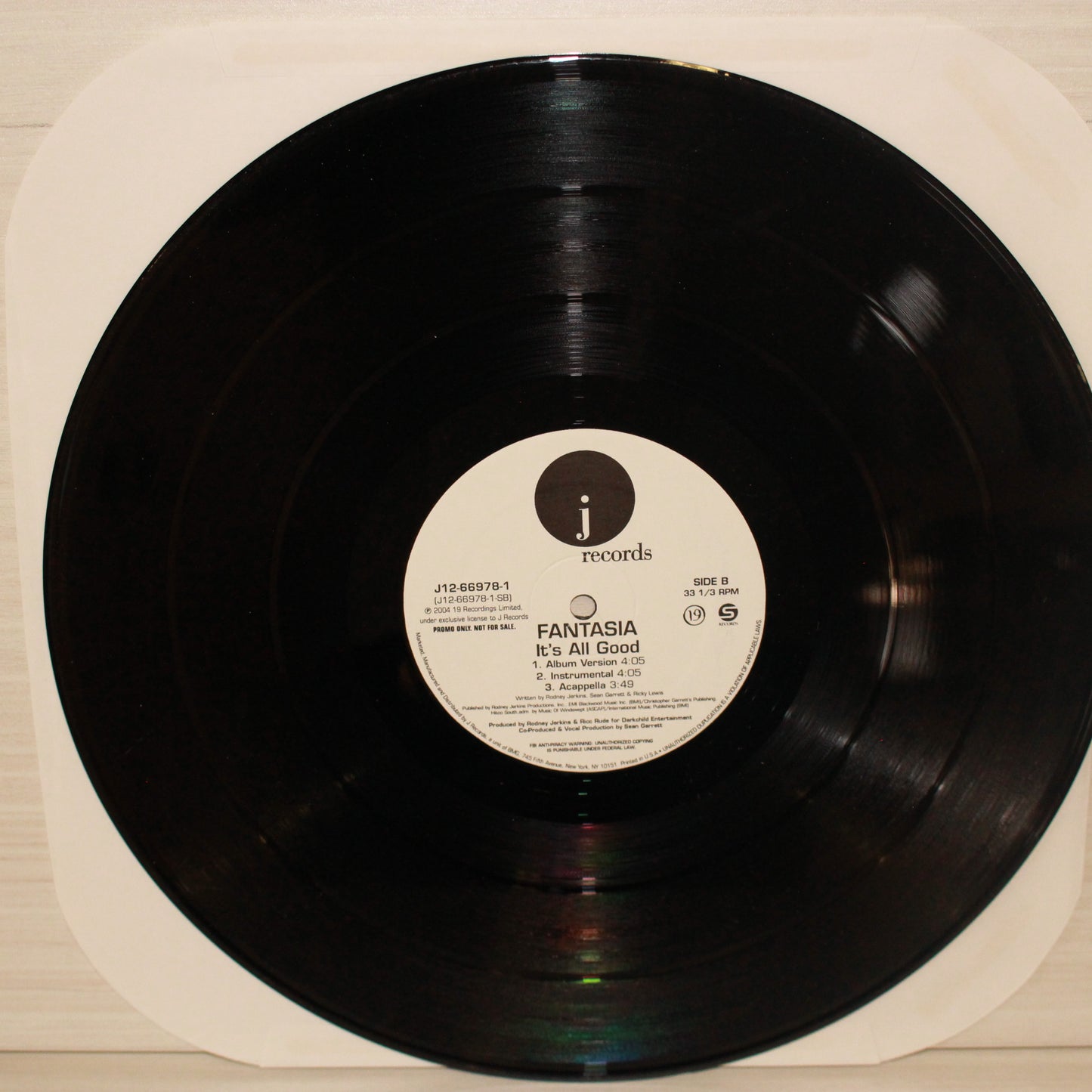 Fantasia (4) : Truth Is / It's All Good (12",33 ⅓ RPM,Promo)