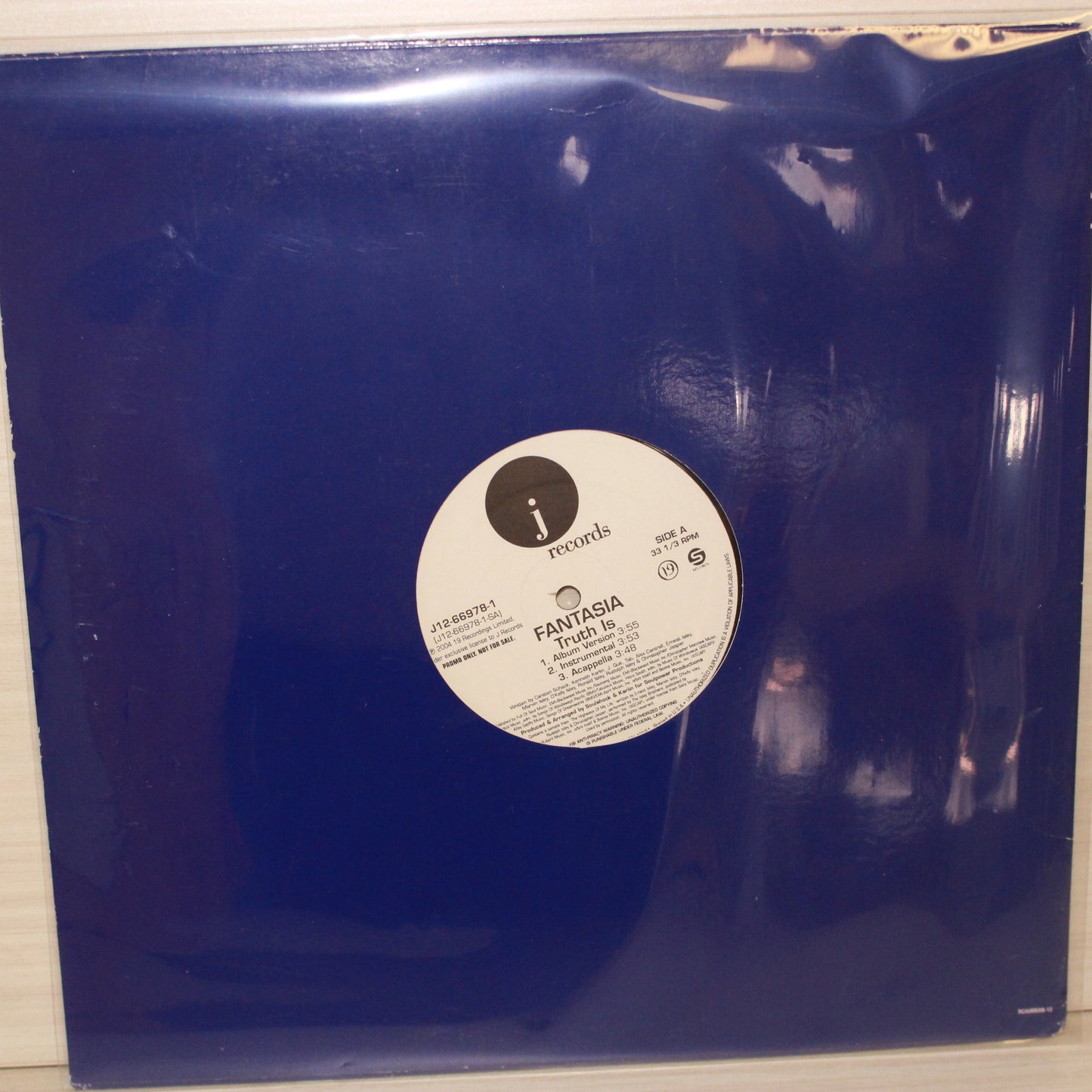 Fantasia (4) : Truth Is / It's All Good (12",33 ⅓ RPM,Promo)