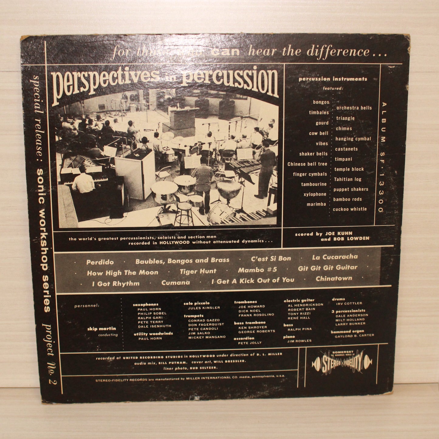 Skip Martin : Perspectives In Percussion: Volume 2 (LP,Album,Stereo)