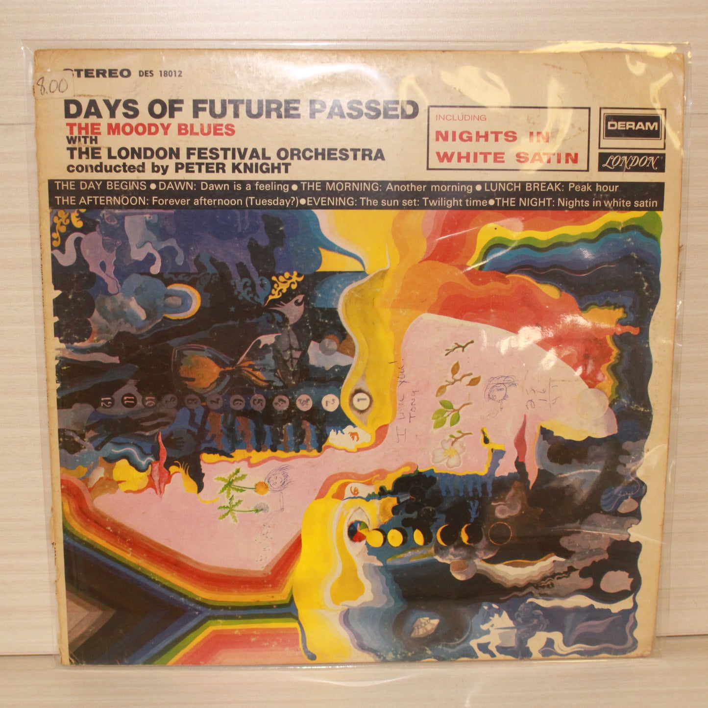 The Moody Blues With The London Festival Orchestra Conducted By Peter Knight (5) : Days Of Future Passed (LP,Album,Club Edition,Stereo)