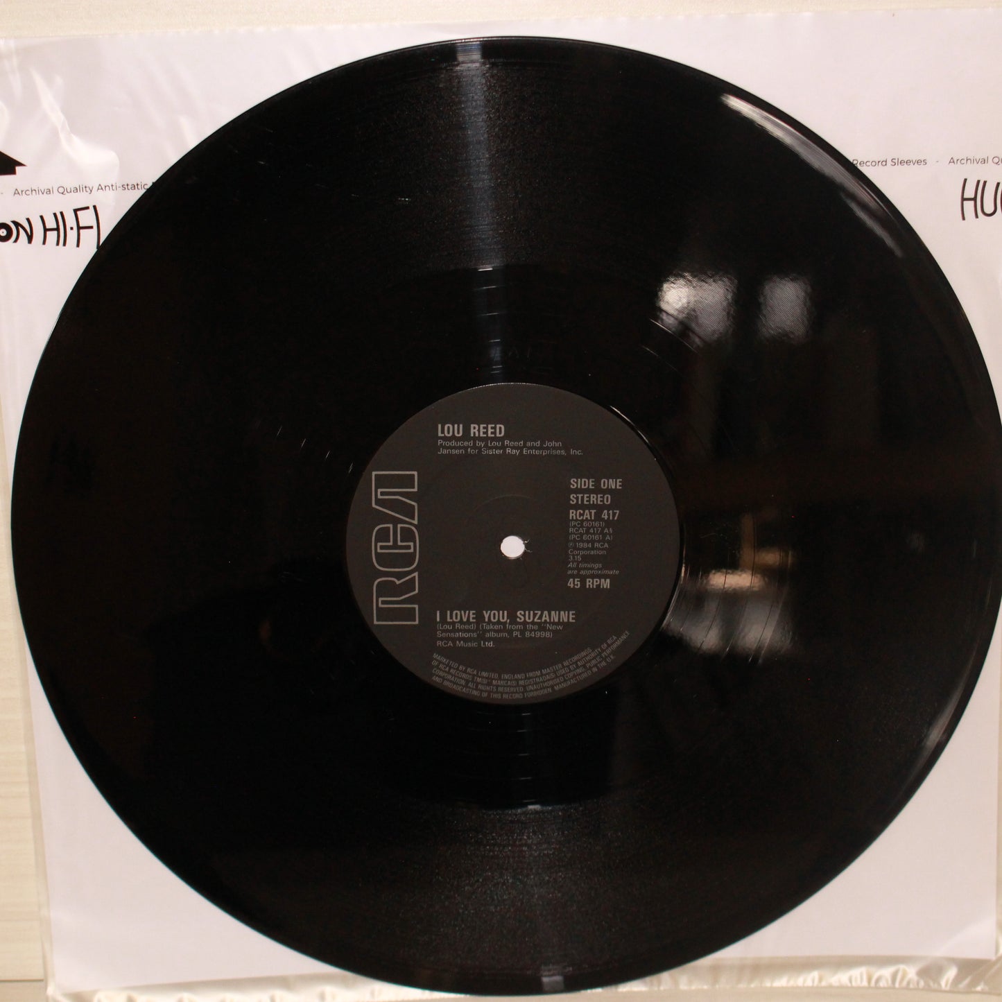 Lou Reed : I Love You, Suzanne (12")