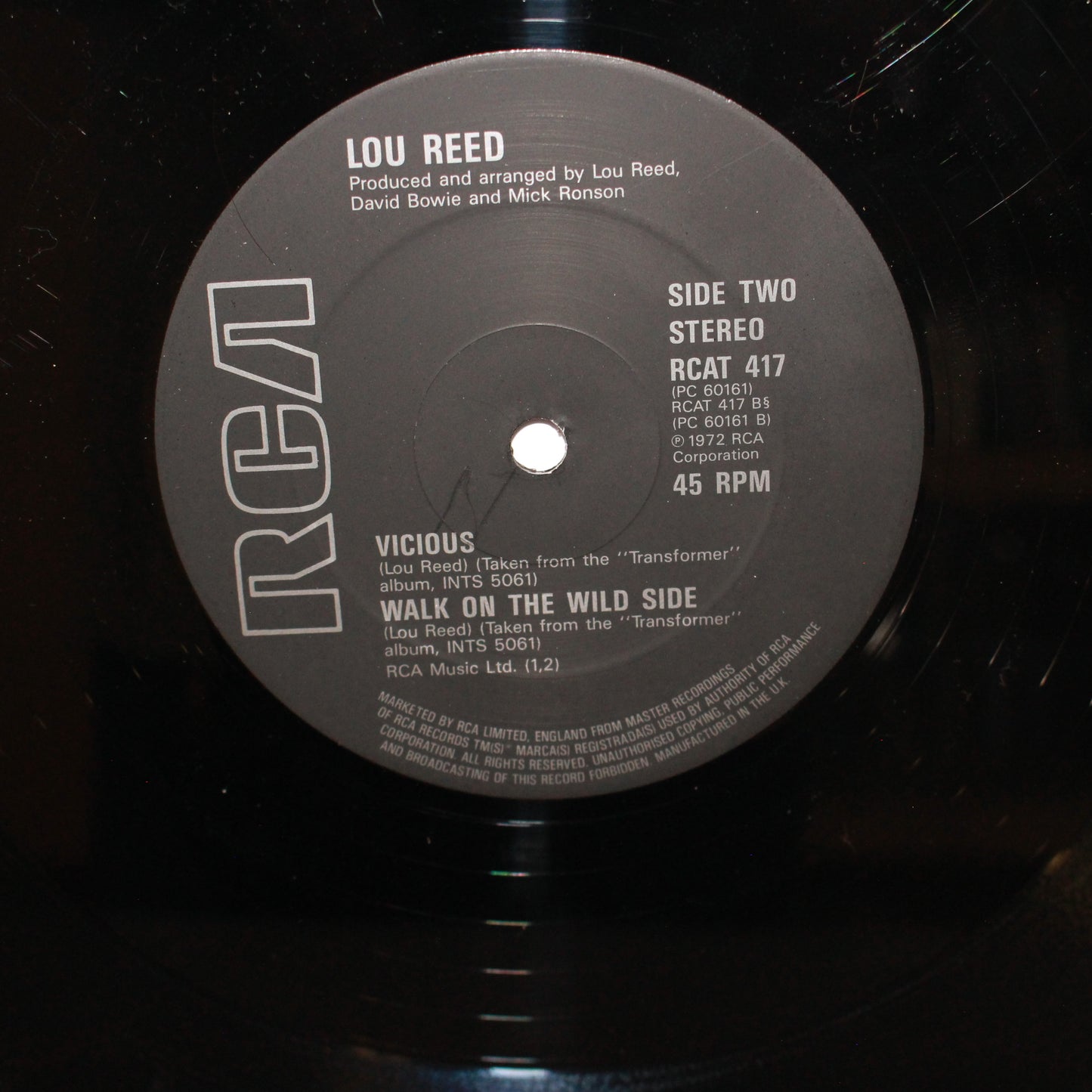 Lou Reed : I Love You, Suzanne (12")