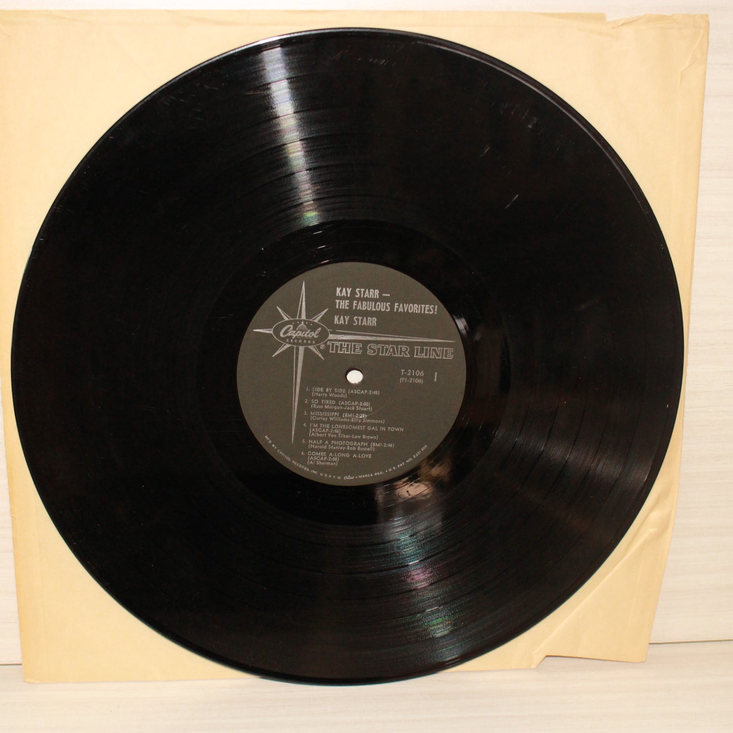 Kay Starr : The Fabulous Favorites! (LP,Mono)