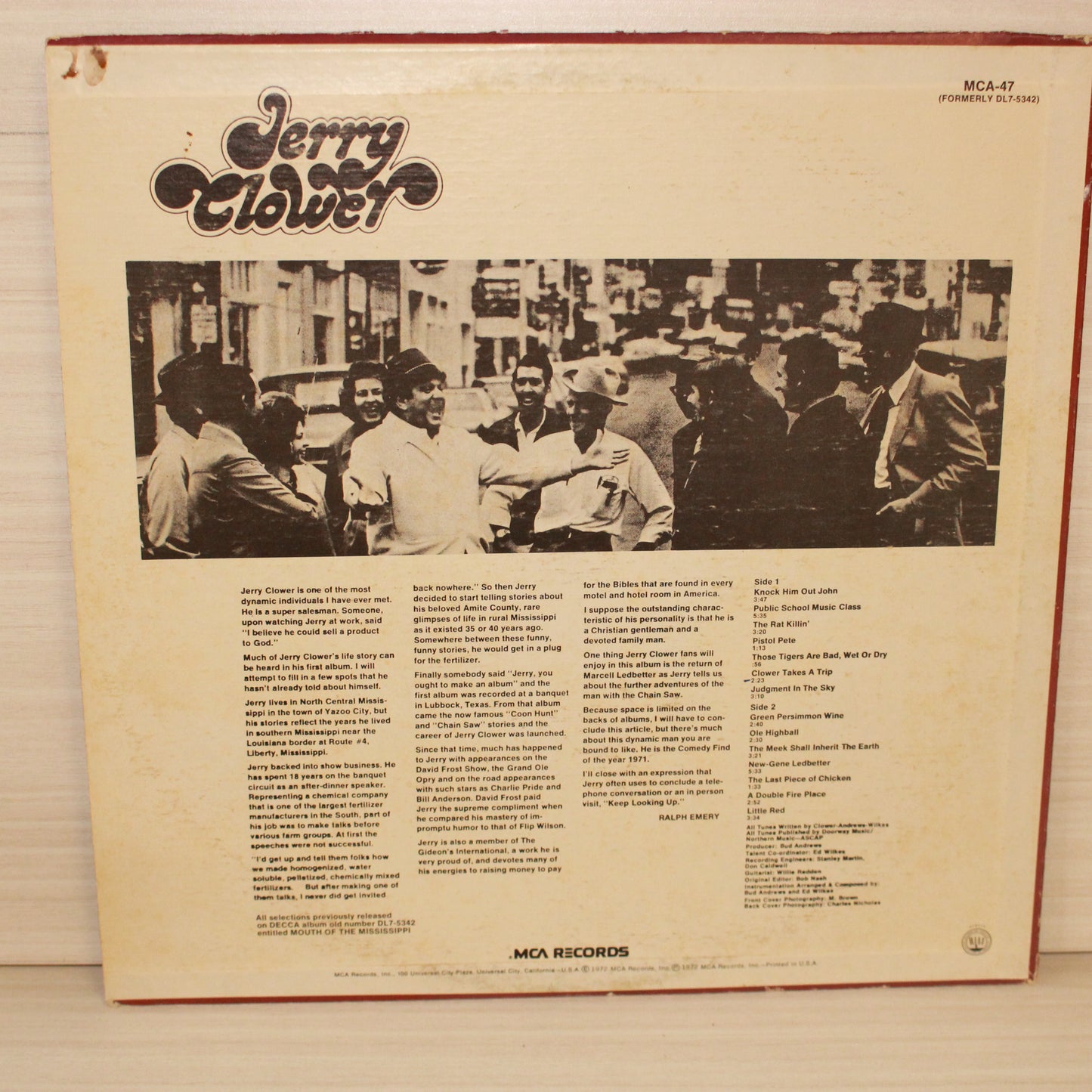 Jerry Clower : Mouth Of Mississippi (LP,Album,Stereo)