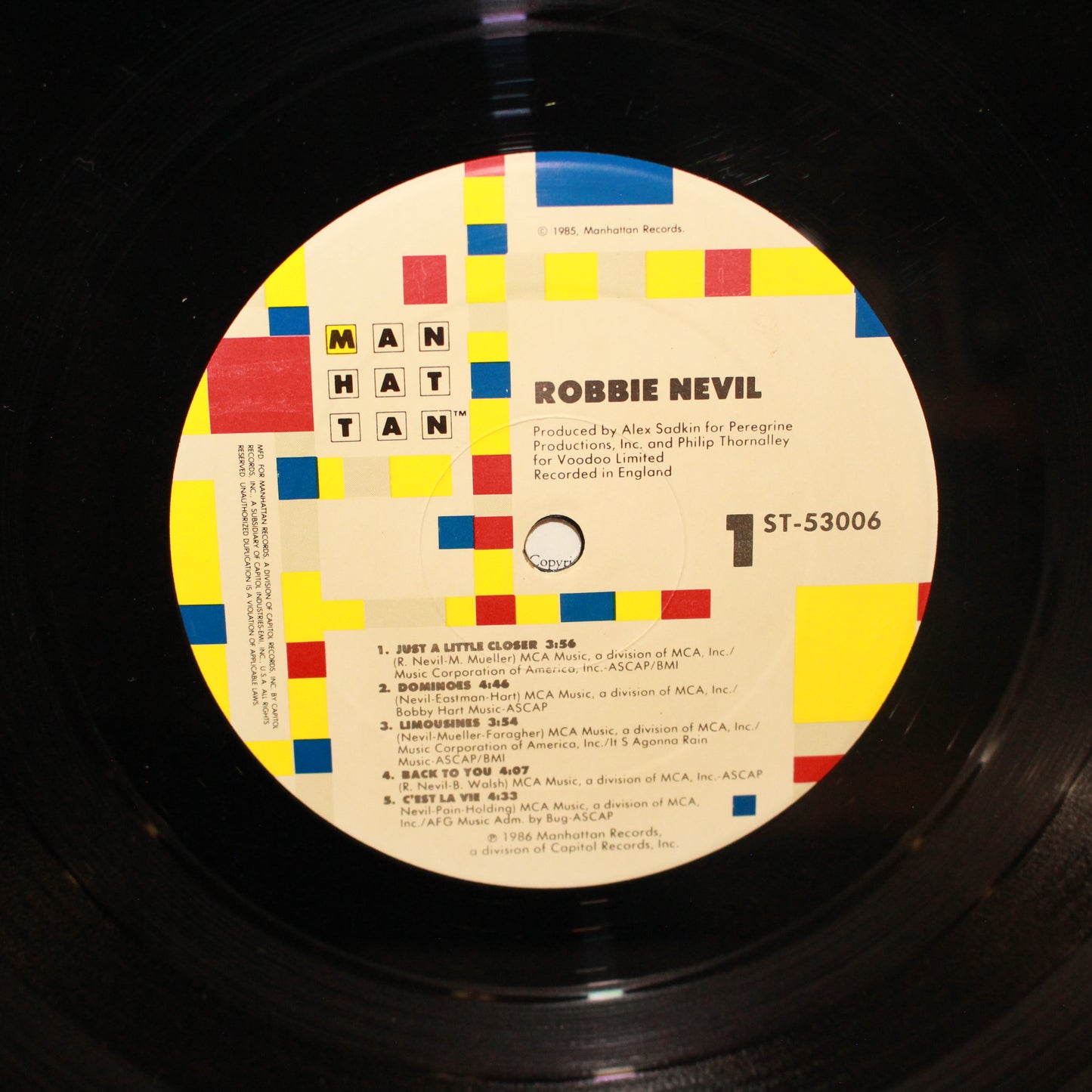 Robbie Nevil : Robbie Nevil (LP,Album)
