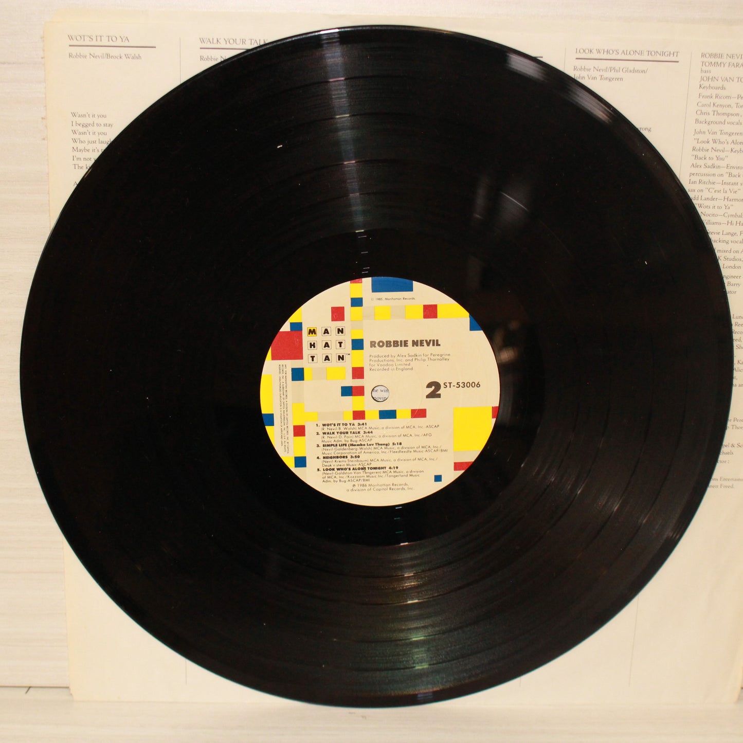 Robbie Nevil : Robbie Nevil (LP,Album)